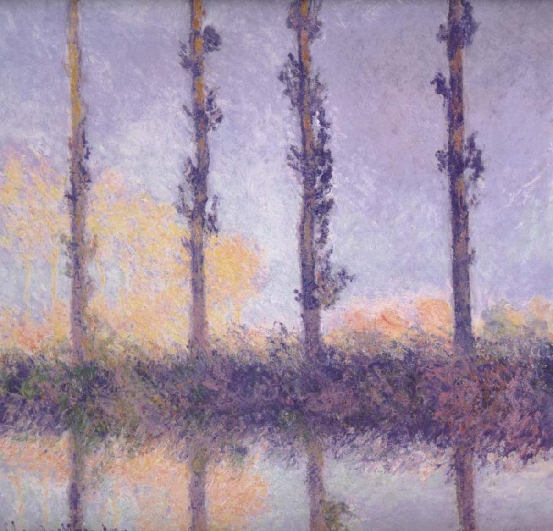 Claude Monet fFour Trees Sweden oil painting art